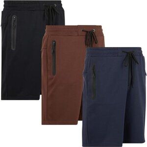 Men's Athletic Shorts 3 Pack French Terry Cotton